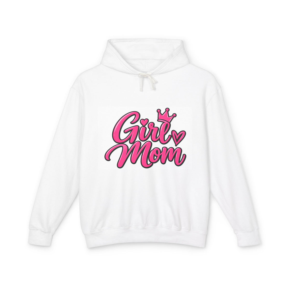 Thread Tumblrz Women's Girl Mom Pink Crown Mother's Day Pullover Hoodie