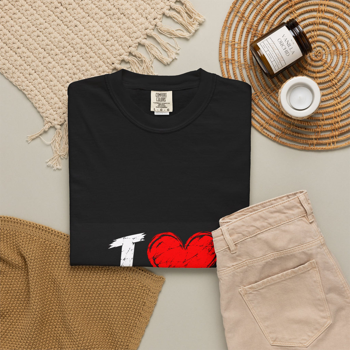 Thread Tumblrz Men's I Love My Girlfriend Romantic Graphic T-Shirt — Valentine's Day Gift