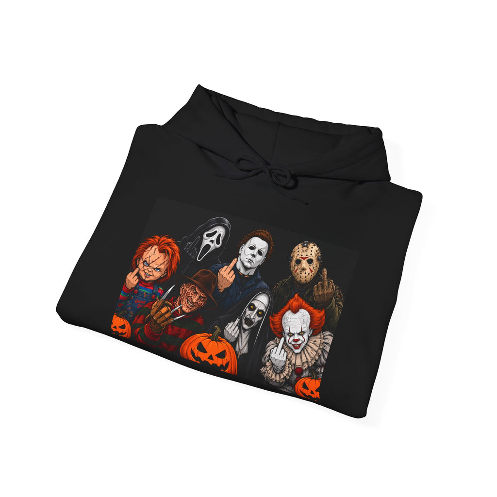 Thread Tumblrz Horror Movie Villains Slasher Characters Halloween Pullover Hoodie