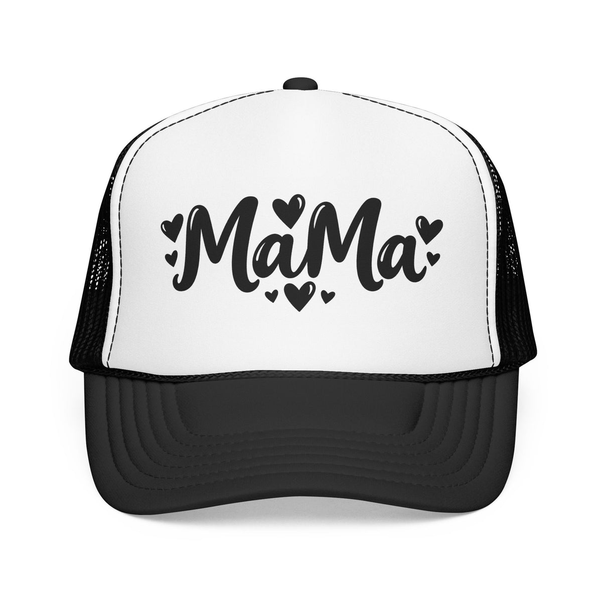 Thread Tumblrz Mama Foam Trucker Hat — Cute Heart Script Mom Cap | Mother's Day Gift