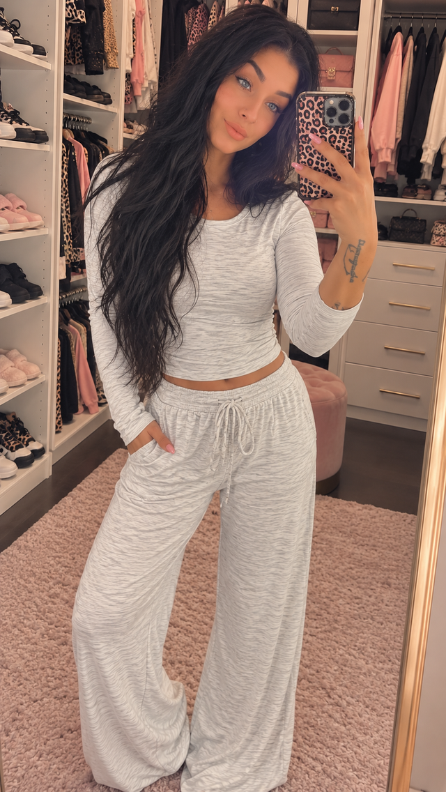 Soft Stretch Lounge Set