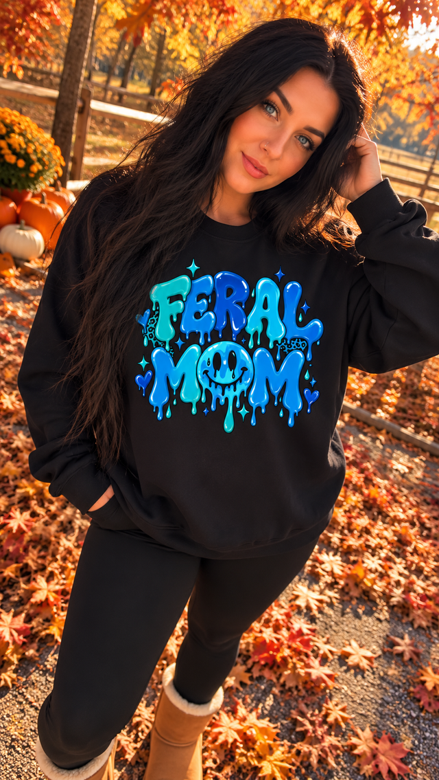Feral Mom Graphic Sweatshirt